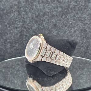 VVS1 Moissanite Stainless Steel Luxury <b>Square</b> <b>Watch</b> Autometic Movement 41MM Sapphire Crystal Dial Alloy Analog Digital - Product Image 2