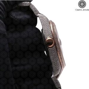Charm Jewels Luxury Stainless Steel <b>Watch</b> 38mm Round Dial Analog Quartz Movement Sapphire Crystal Women's Fashion Timepiece - Product Image 4