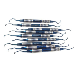 German 9pcs Gracey Curettes <b>Kit</b> Dental Periodontal Surgical Instruments Stainless Steel CE ISO OEM Wholesale Supplier - Product Image 2