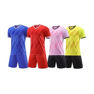 Tenues de football respirantes à séchage rapide, uniformes d'entraînement d'équipe, maillots de football en polyester de haute qualité, ensemble short, évacuation de l'humidité - Product Image 2