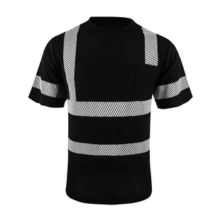 Waterproof High Quality ANSI Class 3 Hi Vis Safety T-Shirt Customized Logo Reflective Pattern <b>LED</b> Flash for Industrial Workwear - Product Image 1