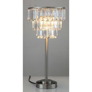 โคมไฟตั้งโต๊ะคริสตัลร่วมสมัยขนาด 27.5 นิ้ว 1 ชิ้น/กล่อง 1.01/9.25 นิ้ว - Product Image 4