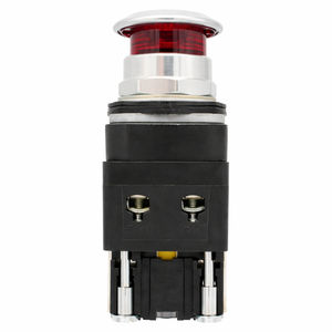 Interruptor de Botón Pulsador Industrial Iluminado de 30 mm 800T-FXQH2RA5 con Luz Piloto Verde para Panel de Control - Product Image 2