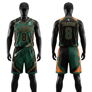 Uniforme de basketball unisexe personnalisé sans manches, 160g, respirant, anti-UV, séchage rapide, maille polyester, rouge et noir avec panneaux latéraux - Product Image 2