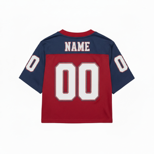 Maillot de football tendance et très demandé, en maille respirante, personnalisable avec numéro, tenue d'équipe, impression par sublimation, col en V, manches courtes, maillot de sport - Product Image 3