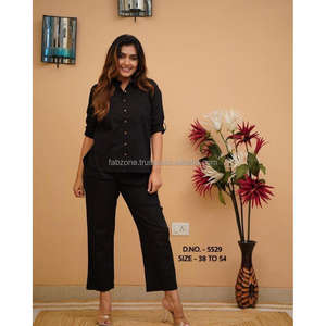 Beau coton épais flammé/coton Flex (news.com ाterie's) Cordon en tissu de meilleure qualité (chemise courte-29 ") avec boutons en bois et L - Product Image 6