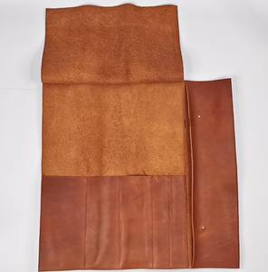 High Quality Handmade Genuine <b>Leather</b> Eco-Friendly Classic Lightweight Portable Chef <b>Knife</b> <b>Roll</b> Case Kitchen Accessories - Product Image 3