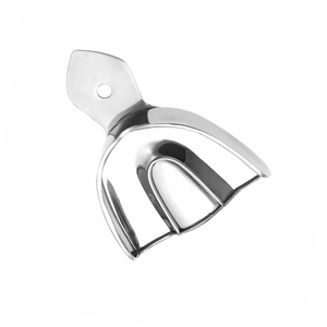 Lot de plateaux d'empreinte dentaire professionnels en acier inoxydable de haute qualité, sur mesure, pour empreintes dentaires - Product Image 4