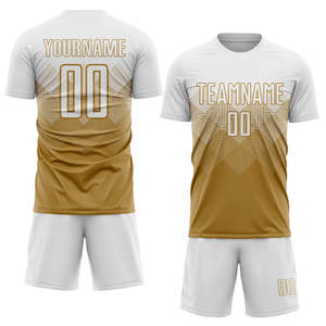 Uniforme de Fútbol Personalizado, Conjunto de Camiseta y Pantalones Cortos 100% Poliéster, Estilo Deportivo, Diseño con Nombre y Número Personalizados, Ropa Deportiva - Product Image 1