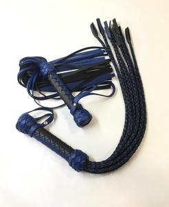 Fouet en cuir souple pour l'équitation, équipement d'entraînement équestre, poignée réglable et durable - Product Image 6