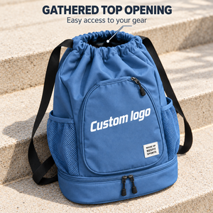 Bolsa de Pádel Personalizada con Impresión Personalizada, Compartimento con Cremallera Inferior, Bolsillos Laterales de Malla para Deportes Diarios en la Cancha, Viajes, OEM - Product Image 3