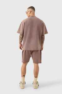 Conjunto de Camiseta sin Mangas y Camiseta de Manga Corta para Hombre, Color Azul Café, de Algodón, Transpirable, Cómodo, para Ejercicio, Fitness, Uso Diario y Activo - Product Image 6