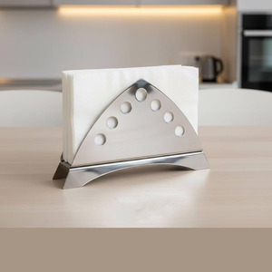 Porta Servilletas de Acero Inoxidable Personalizado, Diseño Moderno con Espejo para Mesa de Comedor, al Mejor Precio - Product Image 1