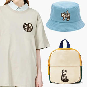 Patchs brodés 3D personnalisés en gros, thermocollants, lettres pour casquettes, sacs, vestes, vêtements, badges décoratifs en tissu, OEM ODM - Product Image 1