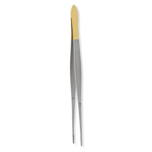 Pinzas quirúrgicas Blink Surgident de acero inoxidable dorado, tipo Forceps para vendajes, 8 pulgadas, pinzas para tejidos con punta dentada de 2 cm - Product Image 3