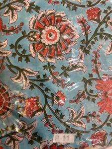 Tissu JaipurblockprintArt jaune imprimé à la main au bloc, 100% coton, écologique, lavable, doux, motif indien traditionnel, 1 mètre (39x42) - Product Image 4