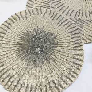 Handmade Embroidered Fabric <b>Table</b> <b>Runner</b> Rectangle <b>Green</b> Leaf Design Luxury Eco-Friendly Durable Decorative Mat - Product Image 3