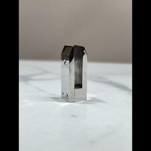 Serbaguna tanpa bingkai baja pagar kaca keran perangkat keras 4 inci persegi panjang desain industri untuk Villa komersial balkon - Product Image 5