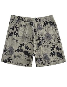 Shorts de bain pour hommes à séchage rapide, imprimé rétro, taille élastique avec cordon de serrage, pour la plage, l'été, les vacances, décontracté, coloré, blanc - Product Image 5