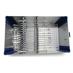 Juego de 15 Pinzas para Artroscopia, Set de Cirugía de Rodilla con Caja de Esterilización de Aluminio, Instrumentos Ortopédicos de Alta Calidad para Artroscopia - Product Image 1