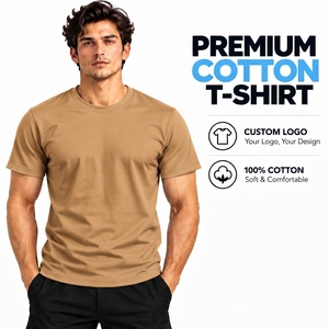 Private Label <b>Men</b> Tshirt Cotton Custom Neck Label Logo Tags Streetwear Tee Heavyweight Rhinestone Embroidery DTG Print <b>Shirt</b> - Product Image 1