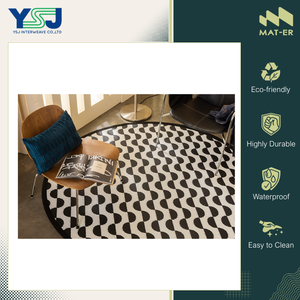 Large gamme de tapis d'extérieur imperméables de qualité supérieure d'origine thaïlandaise, 100% polypropylène, tapis rond en plastique à vendre - Product Image 2