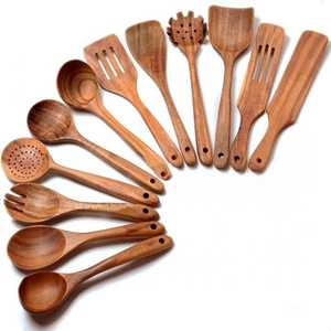 Cuillère de service, design minimaliste, durable, long manche, ustensiles de cuisine - Product Image 3