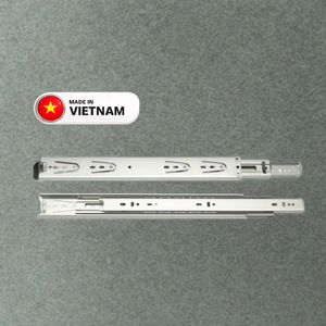 Aodeli Modern Stainless Steel Ball Drawer Slides Full Extension Smooth Heavy <b>Load</b> for Cabinets Kitchen Dining Bedroom Bathroom - Product Image 1