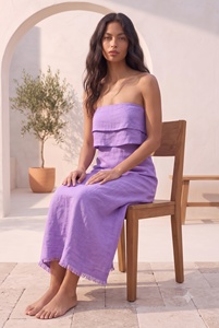 Vestido Maxi Tubo 100% Algodón para Mujer, Vestido Tubo Largo hasta el Suelo, Vestido de Fiesta, Vestido de Playa, Vestido de Verano, Regalo para Ella - Product Image 1