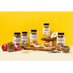 [FARMTOGLOBAL] Ongok Honey Chipnola Korean Baked Granola Whole Grain Cereal Honey <b>Snack</b> Supermarket Supply - Product Image 1