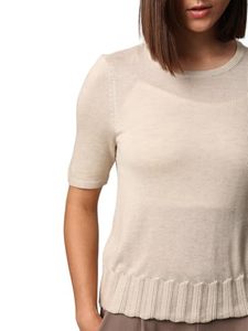 Womens street fashion <b>tshirt</b> 2026 o neck short sleeve casual <b>summer</b> knitted fabric anti pilling custom logo option - Product Image 2