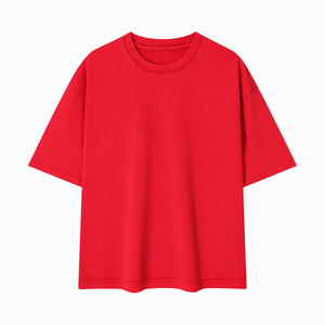 เสื้อยืดแขนสั้นคอกลมผู้ชาย ผ้าถักลำลอง 100% ผ้าฝ้าย สีพื้น ทรงปกติ สตรีทแวร์ เป็นมิตรกับสิ่งแวดล้อม ยับยาก ซักเร็ว - Product Image 2