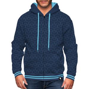 2025 Unisex High Quality Men's <b>Zip</b> Hoodie Stylish Sweatshirt with Custom Logo Sublimation <b>Stitching</b> for Winter - Product Image 1