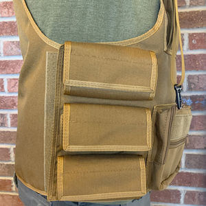 เสื้อกั๊กฝึกซ้อมยุทธวิธี ตัวเลือกโลโก้แบบกำหนดเอง ปรับขนาดได้ มีช่องเก็บของหลายช่อง ผ้าเนื้อน้ำหนักเบา สวมใส่สบาย - Product Image 3