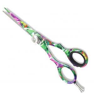 Tijeras de Peluquería Profesionales Tegra con Logotipo Personalizado, para Diestros, 28 Dientes, Punta Afilada, Mango de Goma Mediano, Acero Inoxidable 4Cr13 - Product Image 4