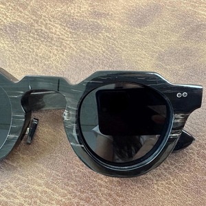 Nuevas Monturas de Gafas de Sol Ópticas de Cuerno de Búfalo Ecológicas y Naturales de ILAHI, Hechas a Mano, Modernas, Rústicas, de Forma Cuadrada, con Diseños Love Angel - Product Image 5