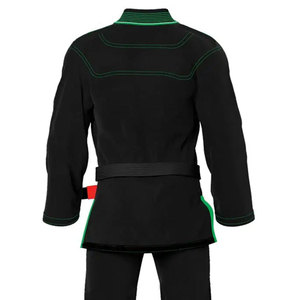 Kimono de Jiu-jitsu Negro de Alta Calidad al por Mayor, Gi de BJJ de 160g, 100% Algodón, Ligero, de Secado Rápido, Personalizable, Unisex - Product Image 6