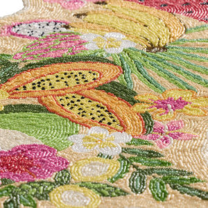 Floral Embroidered Table <b>Runner</b> multi coloured Cotton Bohemian Home Decor <b>Washable</b> - Product Image 4
