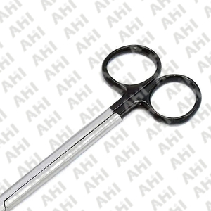 กรรไกรผ่าตัดเมทเซนบาุมแบบโค้ง ได้รับการรับรองมาตรฐาน CE ด้ามจับสีดำ ผลิตจากสแตนเลส เครื่องมือแพทย์ กรรไกรเมทเซนบาุม - Product Image 2