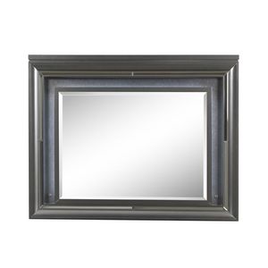 Sawyer LED specchio con finitura grigio metallizzato - Product Image 2