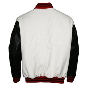 Chaquetas de Invierno para Hombre de Alta Calidad, Estilo Letterman, de Lana, Resistentes al Viento, con Cierre de Botones de Cuerno, Logotipo Personalizado, Teñidas, Cómodas - Product Image 2