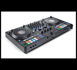 คอนโทรลเลอร์ดีเจพลาสติกแบบมืออาชีพสำหรับงานอุตสาหกรรม รุ่นใหม่ล่าสุด 4 ดี็ค โหมดสแตนด์อโลน พร้อมช่องต่อไมค์ รองรับ ODM OEM สำหรับการแสดงในคลับ - Product Image 4