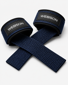 Correas de levantamiento Webson de lona antideslizantes para gimnasio, unisex, con cierre de velcro, las más vendidas, precio económico, personalizables 2026 - Product Image 4