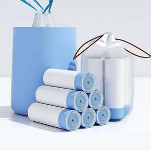 Bolsas de Basura al por Mayor, 20 Unidades, Planas y Selladas, Perfumadas, 5 Galones, con Cordón Resistente, en Colores, Empaque Pequeño, Vietnam, Calidad Premium - Product Image 1