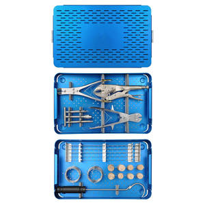 Juego de Instrumentos Quirúrgicos Ortopédicos Profesionales, Caja de Esterilización, Kit de Implantes de Alambre de Kirschner (K-Wire) para Clínicas, M.A. SIDDIQUE - Product Image 1