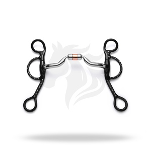 Bridon argenté à points pour cheval, taille standard, pour le contrôle à l'équitation - Product Image 1