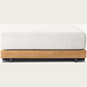Armless <b>sofa</b> made of teak wood with soft cushions suitable for indoor or outdoor use, nice modern simple style - Product Image 1