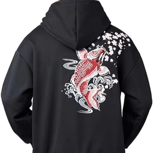 Sudadera con Capucha de Manga Larga, Estilo Urbano, Corte Regular, Logotipo Personalizado, Bolsillo, Transpirable, Unisex, 100% Algodón Felpa, Informal - Product Image 3