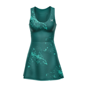 Uniformes de Tenis Personalizados para Mujer, Falda sin Mangas, Absorbentes de Humedad, Ecológicos, de Alta Calidad y Bajo Precio para Niñas - Product Image 4