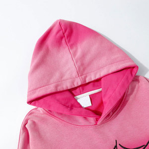 Sweat à capuche respirant en molleton dégradé avec broderie toile d'araignée Wearpex, éco-responsable, pour hommes et femmes, marque de mode urbaine style China-Chic - Product Image 3